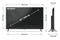 TELEVIISOR SHARP 43HP5265E 43" 4K UHD GOOGLE TV