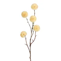 KUNSTLILL MICA DECORATIONS POMPOON 100CM KREEMJAS