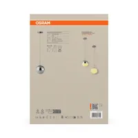 RIPPVALGUSTI OSRAM DOME E27 KROOM