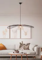 RIPPVALGUSTI REALITY LAURIS 100CM E27 MATT MUST/KULDNE