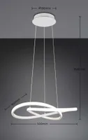 RIPPVALGUSTI REALITY MANSA LED 4000K MATT VALGE