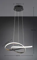 RIPPVALGUSTI REALITY MANSA LED 4000K MATT MUST