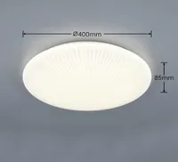 LAELAMP REALITY UMBRIA 6XLED 40CM 4000K ALABASTER