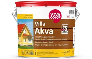 PUITFASSAADIVÄRV VIVACOLOR VILLA AKVA 2,7L VÄRVITU (C) MATT
