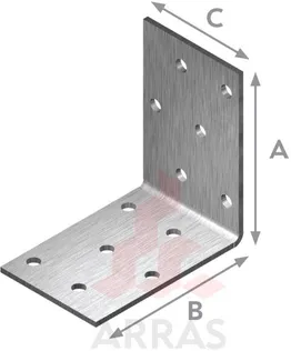 NAELUTUSNURK ARRAS 40X40X40X2,0 ZN