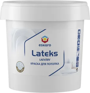 LAEVÄRV ESKARO LATEKS 20L VALGE TÄISMATT