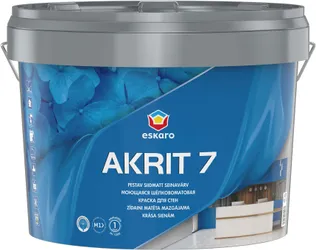 SEINAVÄRV ESKARO AKRIT 7 9,5L VALGE SIIDMATT