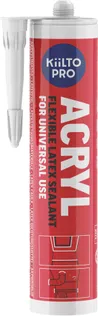 AKRÜÜLHERMEETIK KIILTO ACRYL 310ML VALGE VÄRVITAV