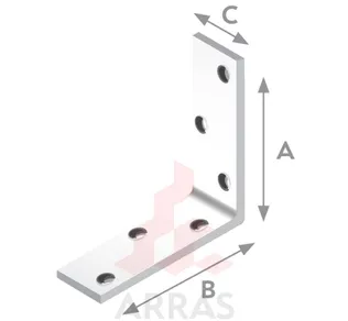 NURGIK ARRAS 40X40X15X2MM VALGE