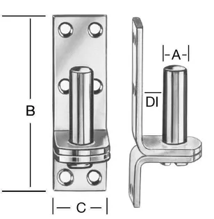 VÄRAVAHINGE VASTUS 10X81X30 ZN