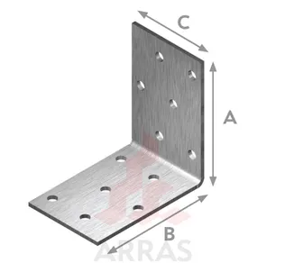 NAELUTUSNURK ARRAS 60X60X20X2,0