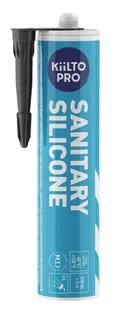 SANITAARSILIKOON KIILTO PRO 50 MUST 310ML