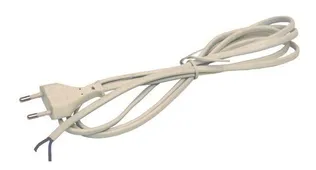 PISTIK+JUHE 2M 2X0.75MM VALGE