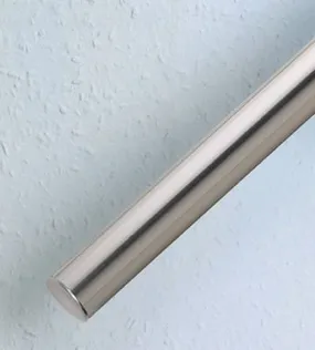 TREPIKÄSIPUU TORU 40MM 2,4M KROOM SATIIN