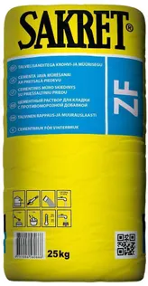 TALVINE MÜÜRI- JA KROHVISEGU SAKRET ZF 25KG 