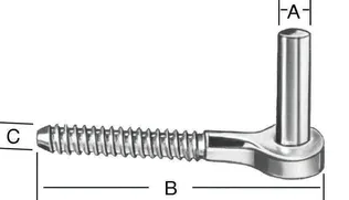 GARAAZIHINGE VASTUS 13X110X12MM KRUVIGA