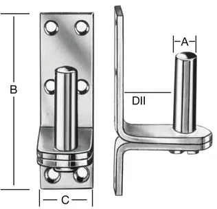 VÄRAVAHINGE VASTUS 13X99X35X25MM