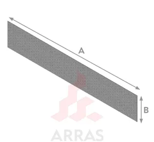 NAELUTUSPLAAT 1200X40X2,0