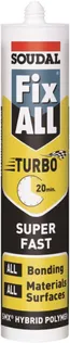 LIIMHERMEETIK SOUDAL FIX ALL TURBO 290ML SISE/VÄLISTÖÖDE