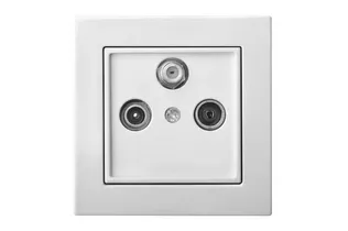 PISTIKUPESA TV+SAT+R LÕPP R-TA VALGE EPSILON