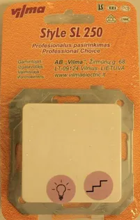 SÜVISTATAV LÜLITI VALGUSEGA VILMA VK. R-TA SL-250