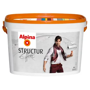 STRUKTUURVÄRV ALPINA STRUCTUR EFFEKT 10L VALGE MATT