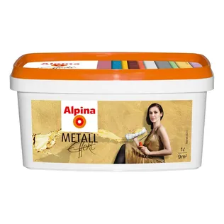 DEKORATIIVVÄRV ALPINA METALL EFFEKT 1L KULDNE