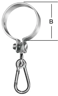 TORUKLAMBER Ø100 MM / KARABIINIGA