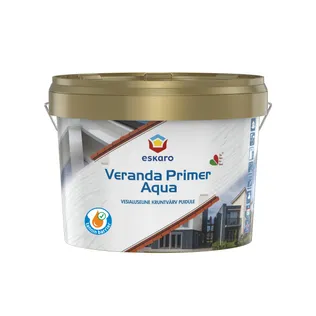 KRUNTVÄRV ESKARO VERANDA PRIMER AQUA 9L VALGE MATT