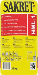 LUBIKROHV SAKRET HML1 FIIBRITA 25KG