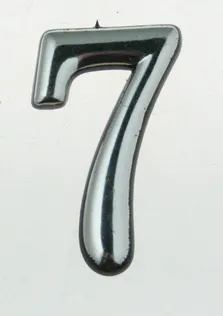 KORTERINUMBER 7 KROOM/PLASTIK