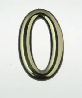 KORTERINUMBER 0 MESSING/PLASTIK