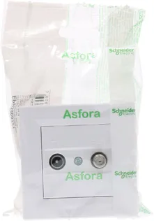 ANTENNI PESA TV/SAT LÕPP 1DB SÜV VALGE ASFORA