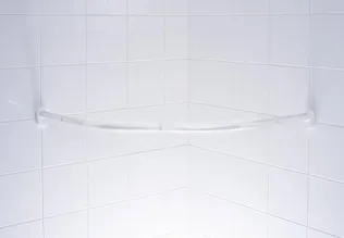 DUŠIKARDINAPUU KAARJAS 90X90CM Ø25MM VALGE