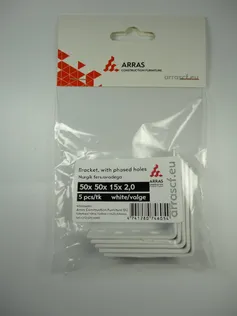 NURGIK ARRAS 50X50X15X2,0 FERS.VALGE 5TK