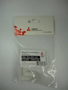 MÖÖBLINURK 26X31X27X1,0 VALGE 5TK