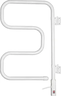 KÄTERÄTIKUIVATI AQUALINE ELEKTRILINE LÜLITIGA PÖÖRATAV VALGE 400X740MM 80W