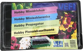 TOAKASVUHOONE 36X22CM 18 POTIGA MUST