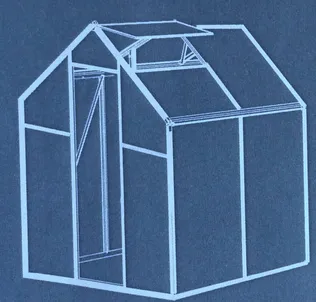 KASVUHOONE MODULES LISAMOODUL L210XP137,5XK210CM