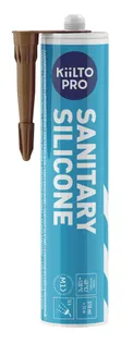 SANITAARSILIKOON KIILTO PRO 33 KAKAOPRUUN 310ML