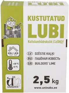 UNINAKS KUSTUTATUD LUBI 2,5KG