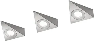 VALGUSTI TRIO LED 3X3W 3OSA MATT NIKKEL A+ 3X200LM 3000
