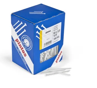 KANTNAEL 2X50MM VALGE ~1000TK