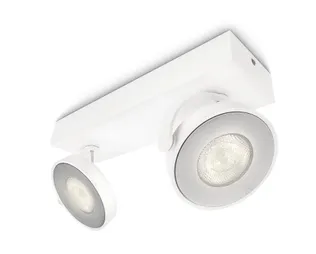 KOHTVALGUSTI CLOCKWORK VALGE 2X4,5W LED PHILIPS