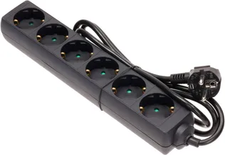 PIKENDUSJUHE CLINT 1,4M 6 PESA 3G1,0MM² LK MUST