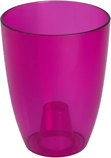 ORHIDEEPOTT ÜMAR D. 13CM H. 16,5CM, LÄBIPAISTEV ROOSA