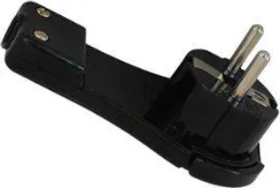 PISTIK COMMEL 16A 230V NURK ÕHUKE MUST