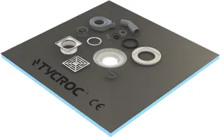 DUŠIALUS TRAPIGA TYCROC 900X900X20MM