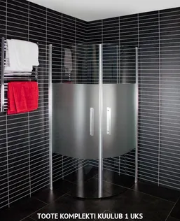 DUŠINURGA UKS DUSCHY ROUND 5213-70 70X190CM OSALISELT MATT