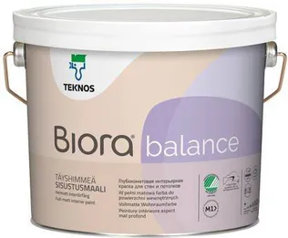SEINAVÄRV TEKNOS BIORA BALANCE 2,7L VALGE TÄISMATT